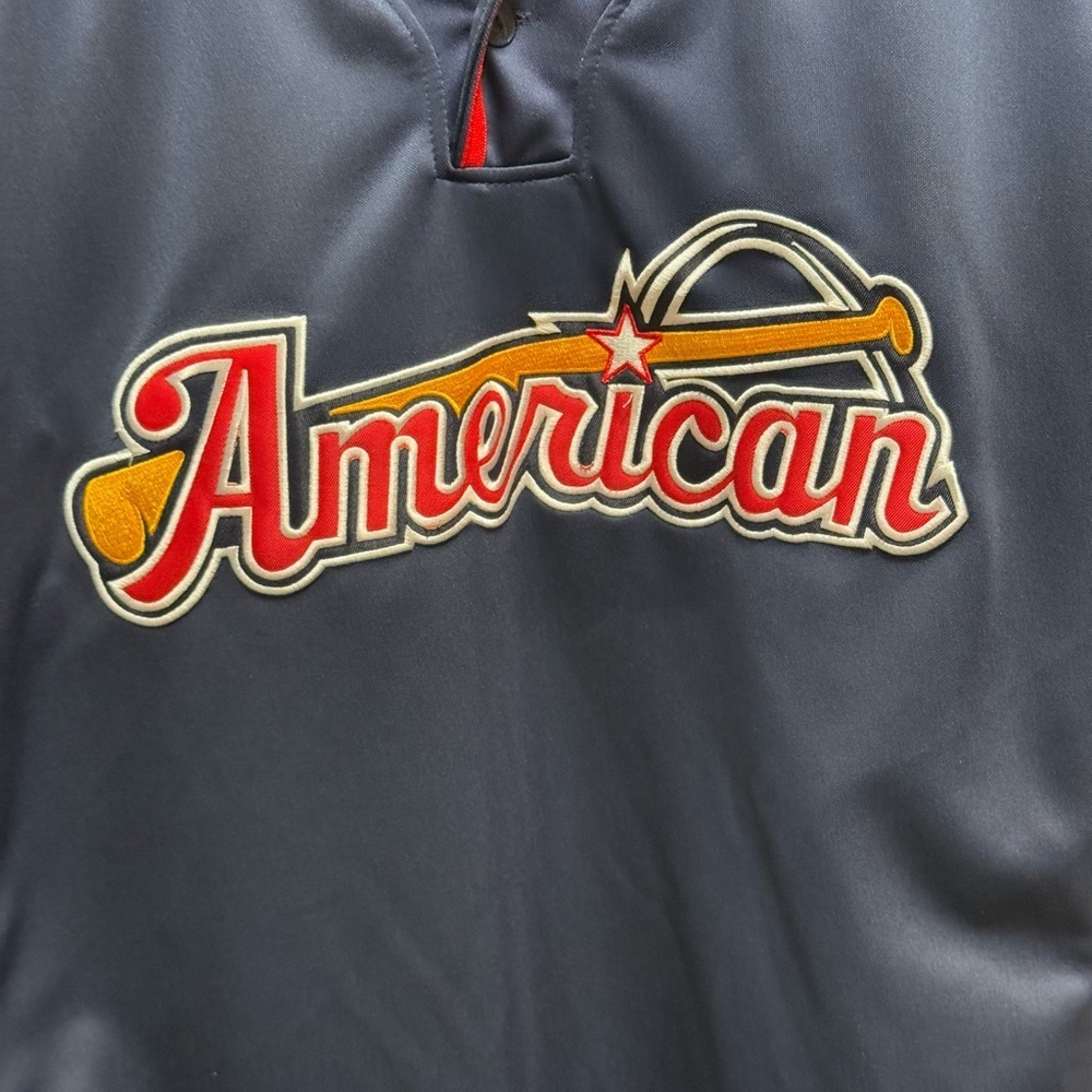 Majestic Navy men’s Baseball Jersey Mauer 2009 size 54 - Picture 2 of 10